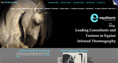 Desktop Screenshot of equithermtraining.com